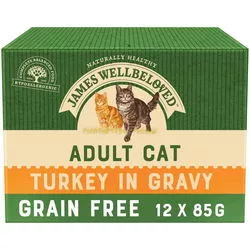 James Wellbeloved Adult Cat Turkey in Gravy 12 pcs отзывы на Scer.ru